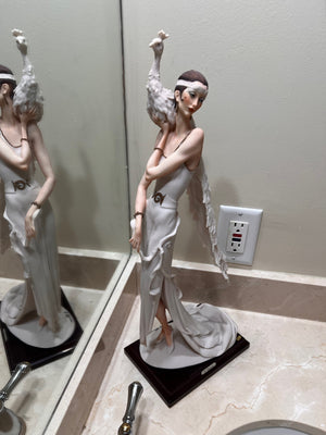 Giuseppe Armani 'Lady with Peacock' Figurine