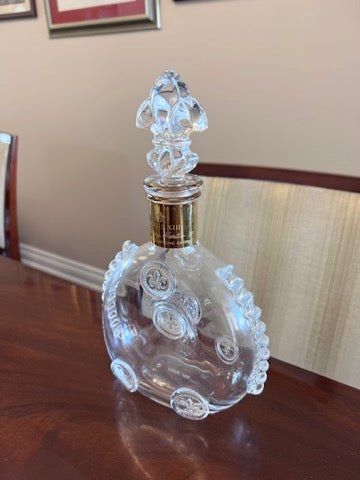 Lot - Baccarat French crystal Remy Martin Louis XIII cognac decanter bottle.  11H x 6 1/2Diam.