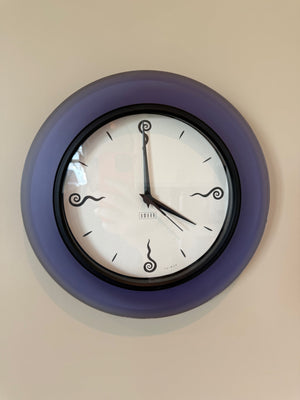 Vintage Umbra Purple Wall Clock – Series 100
