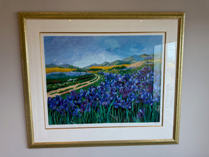 Heddy Kun “Iris Field” Signed & Numbered Limited Edition Serigraph