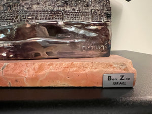 Ben Zion Sterling Silver 925 Sculpture 'Jerusalem'