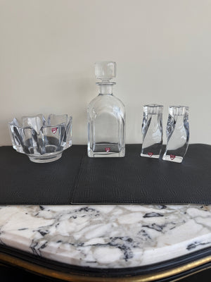 4-Piece Orrefors Crystal Lot