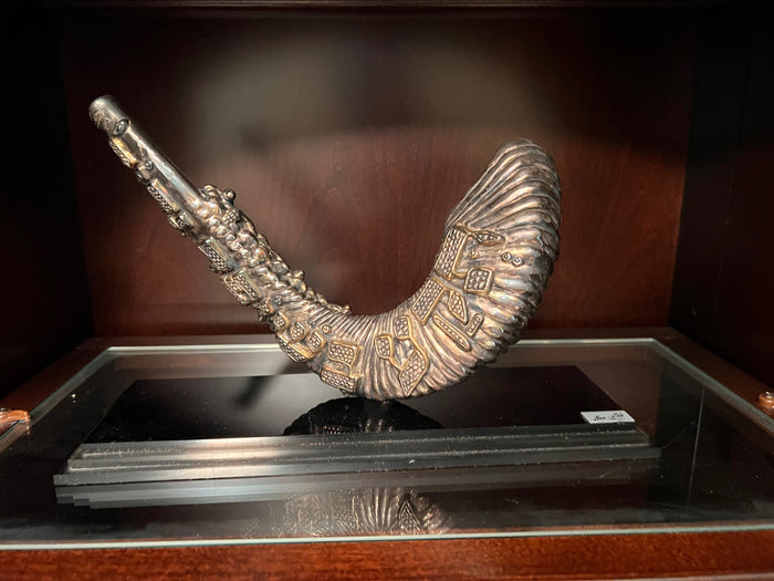 Ben Zion Sterling Silver 925 Sculpture 'The Shofar'