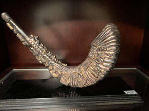 Ben Zion Sterling Silver 925 Sculpture 'The Shofar'