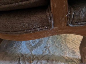 2 Classic Concepts Inc. Grey Tufted Armchairs