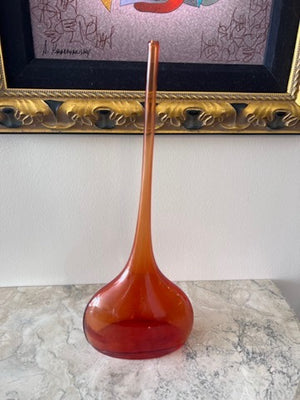 Barbini Murano Thin Glass Vase