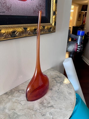 Barbini Murano Thin Glass Vase