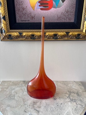 Barbini Murano Thin Glass Vase