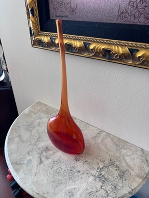 Barbini Murano Thin Glass Vase