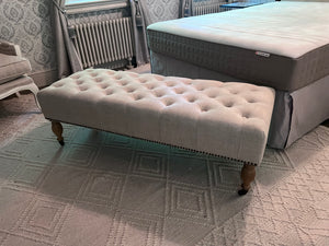 Restoration Hardware Tufted Bench