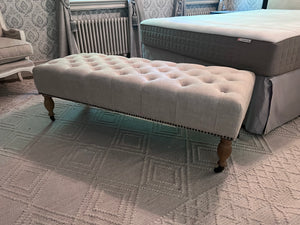 Restoration Hardware Tufted Bench