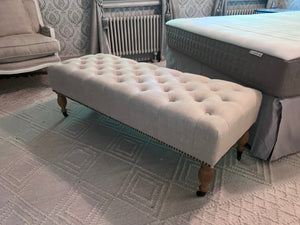 Restoration Hardware Tufted Bench