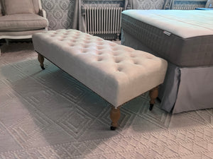 Restoration Hardware Tufted Bench