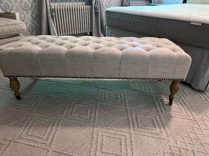 Restoration Hardware Tufted Bench