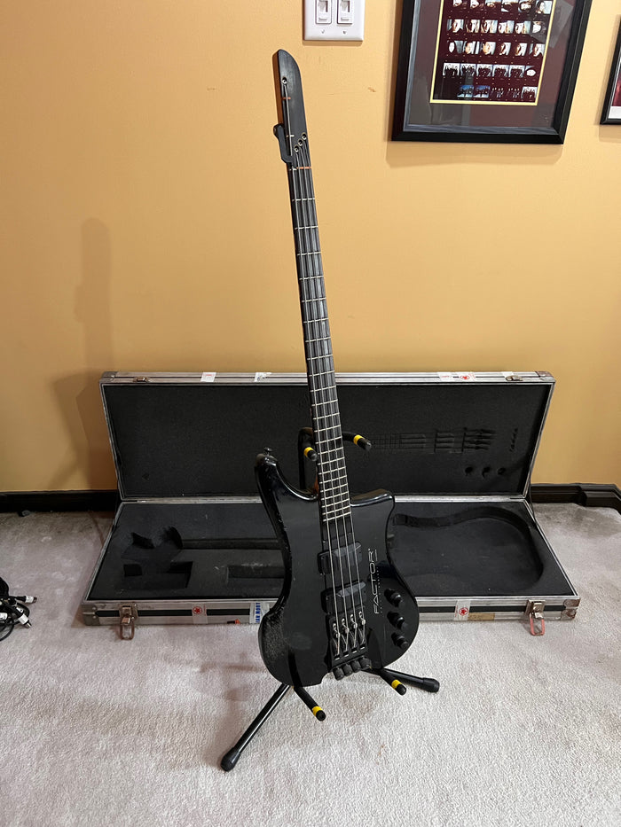 *RARE!-  Philip Kubicki Factor Black Bass Guitar
