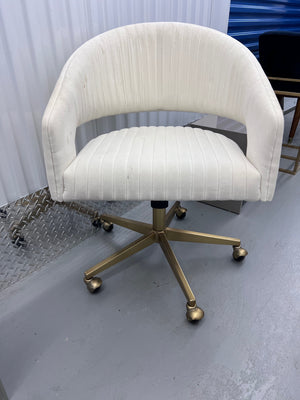 CB2 Cream Office Chair (*condition noted)