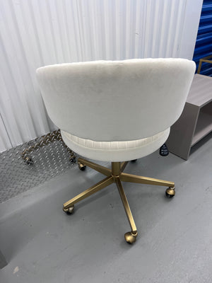 CB2 Cream Office Chair (*condition noted)