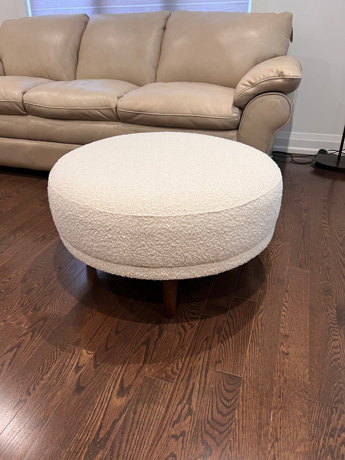 Article Kayra Ivory Boucle Ottoman (*retail $299)