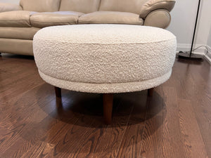 Article Kayra Ivory Boucle Ottoman (*retail $299)