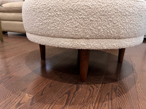 Article Kayra Ivory Boucle Ottoman (*retail $299)
