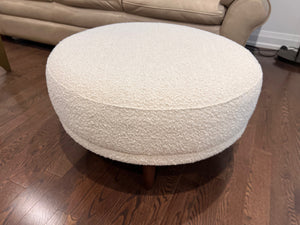 Article Kayra Ivory Boucle Ottoman (*retail $299)
