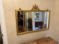 Ethan Allen Adam Design 3 Panel Gold Mirror
