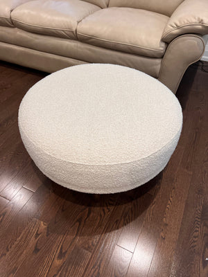 Article Kayra Ivory Boucle Ottoman (*retail $299)