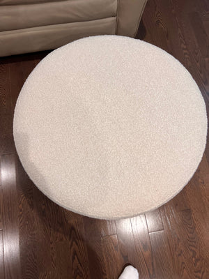 Article Kayra Ivory Boucle Ottoman (*retail $299)