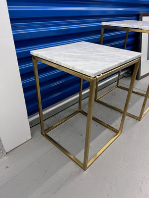 Structube VINCI set of 2 marble nesting tables (*retail $239)