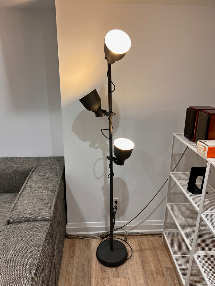 IKEA Hektar Floor Lamp, Dark Grey