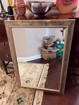 Windsor Decor of Canada Bevel Mirror Gold Rope