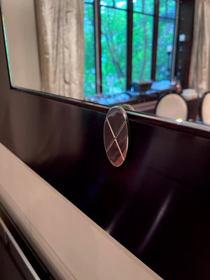 The Barbara Barry Collection by Baker "X" Wall Hanging Mirror