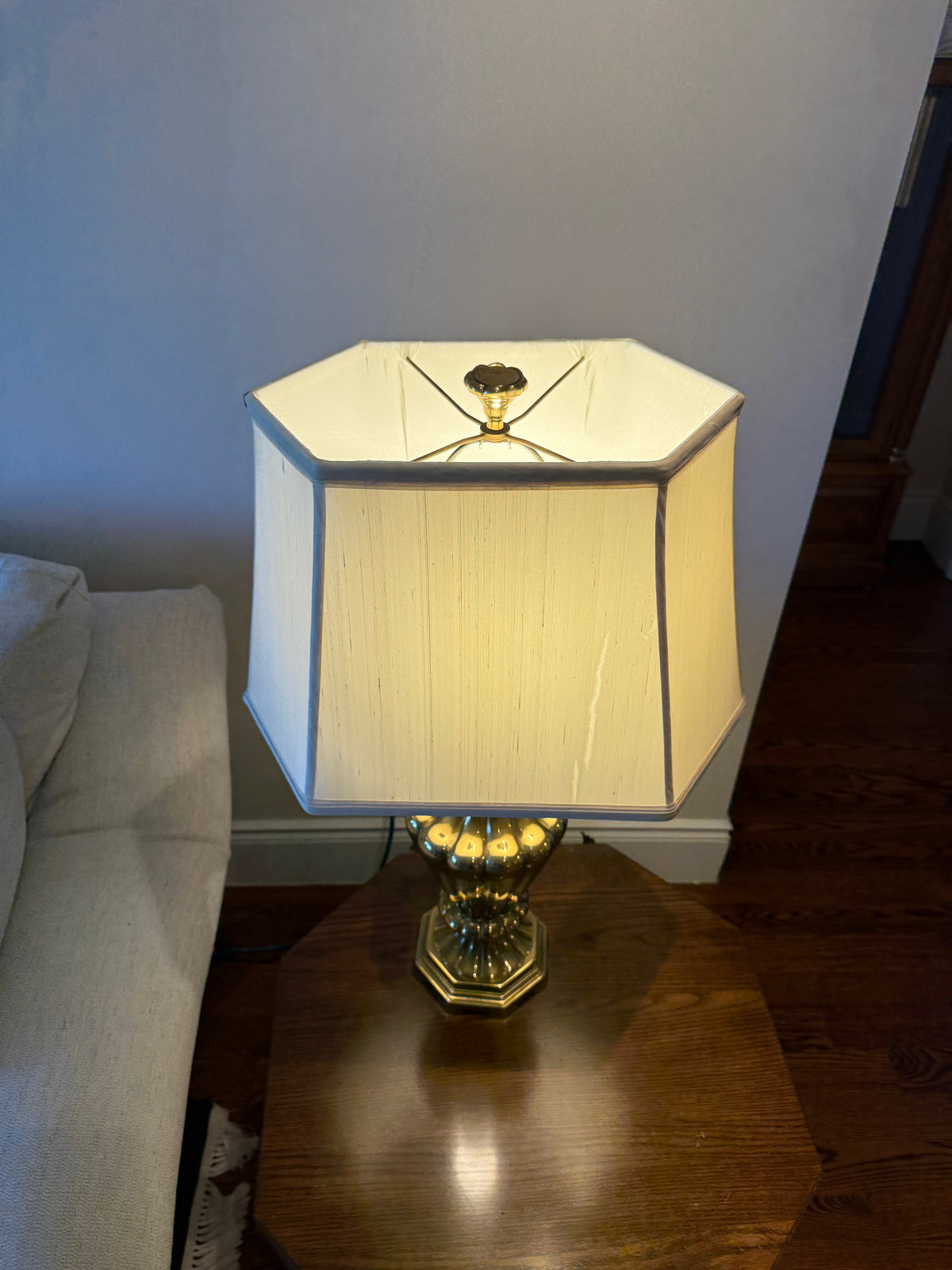 Ethan Allen Brass Table Lamp
