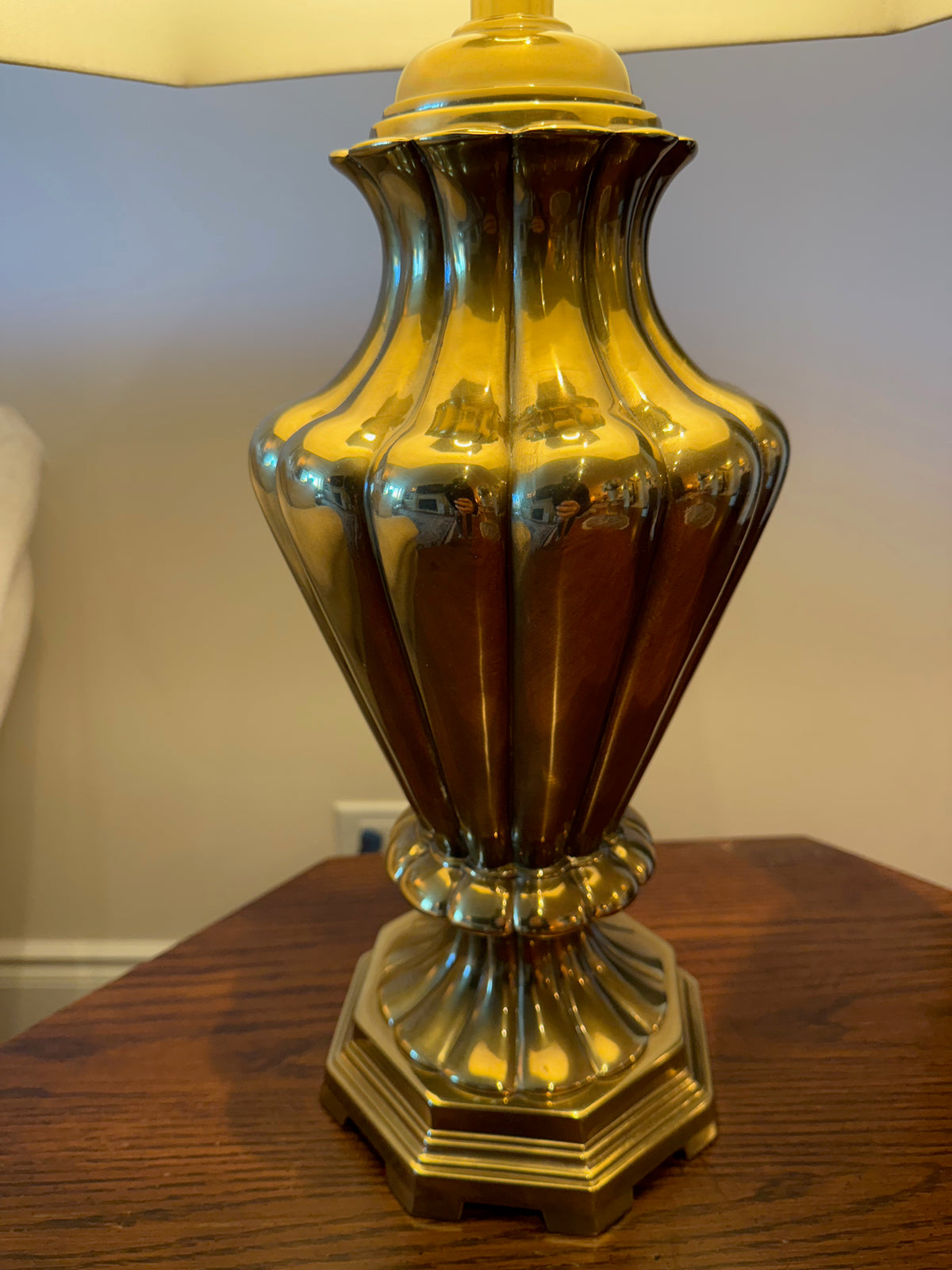 Ethan Allen Brass Table Lamp