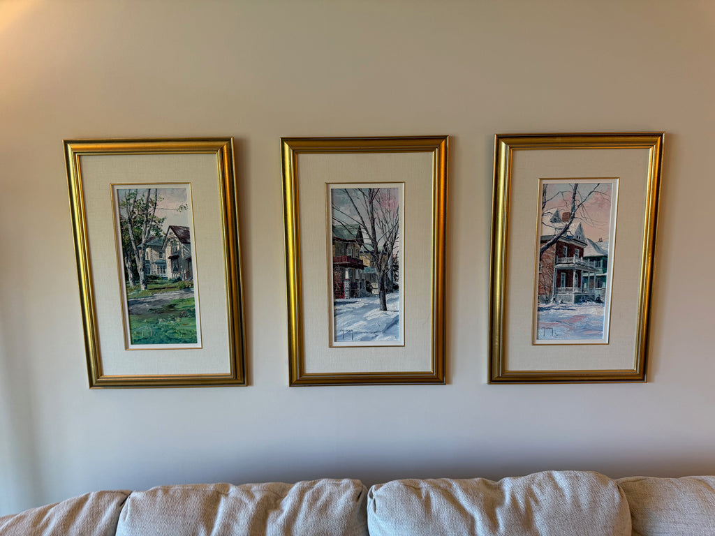 Set of 3 Original Paintings by Mitch Keirstead