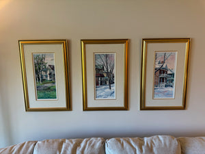 Set of 3 Original Paintings by Mitch Keirstead