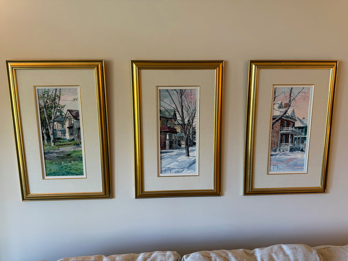 Set of 3 Original Paintings by Mitch Keirstead