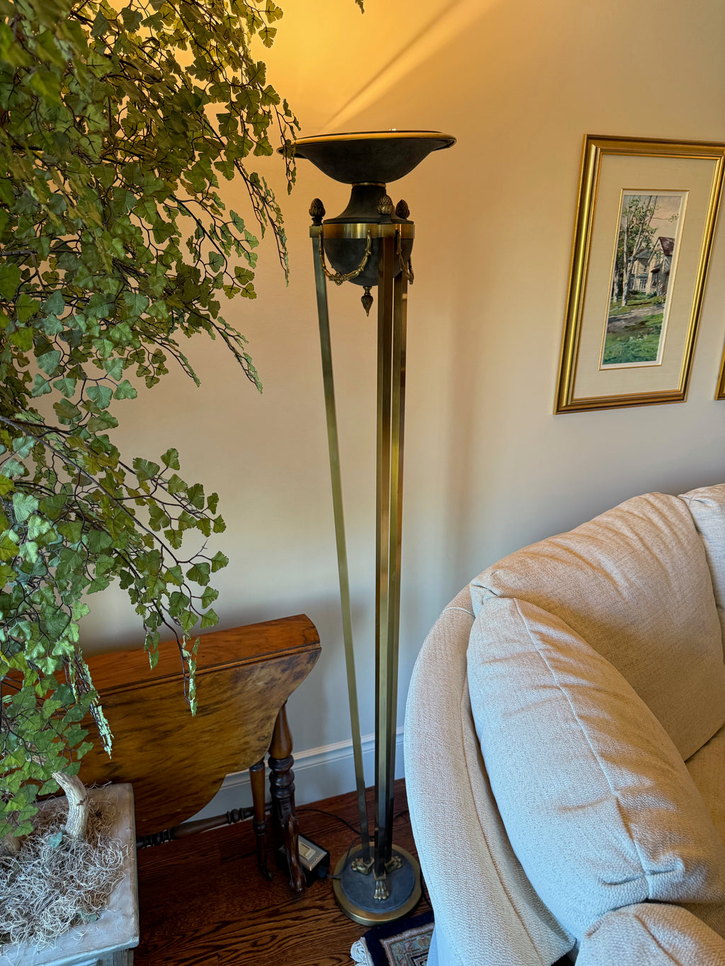 Mariner S A Neoclassical Style Torchiere Floor Lamp