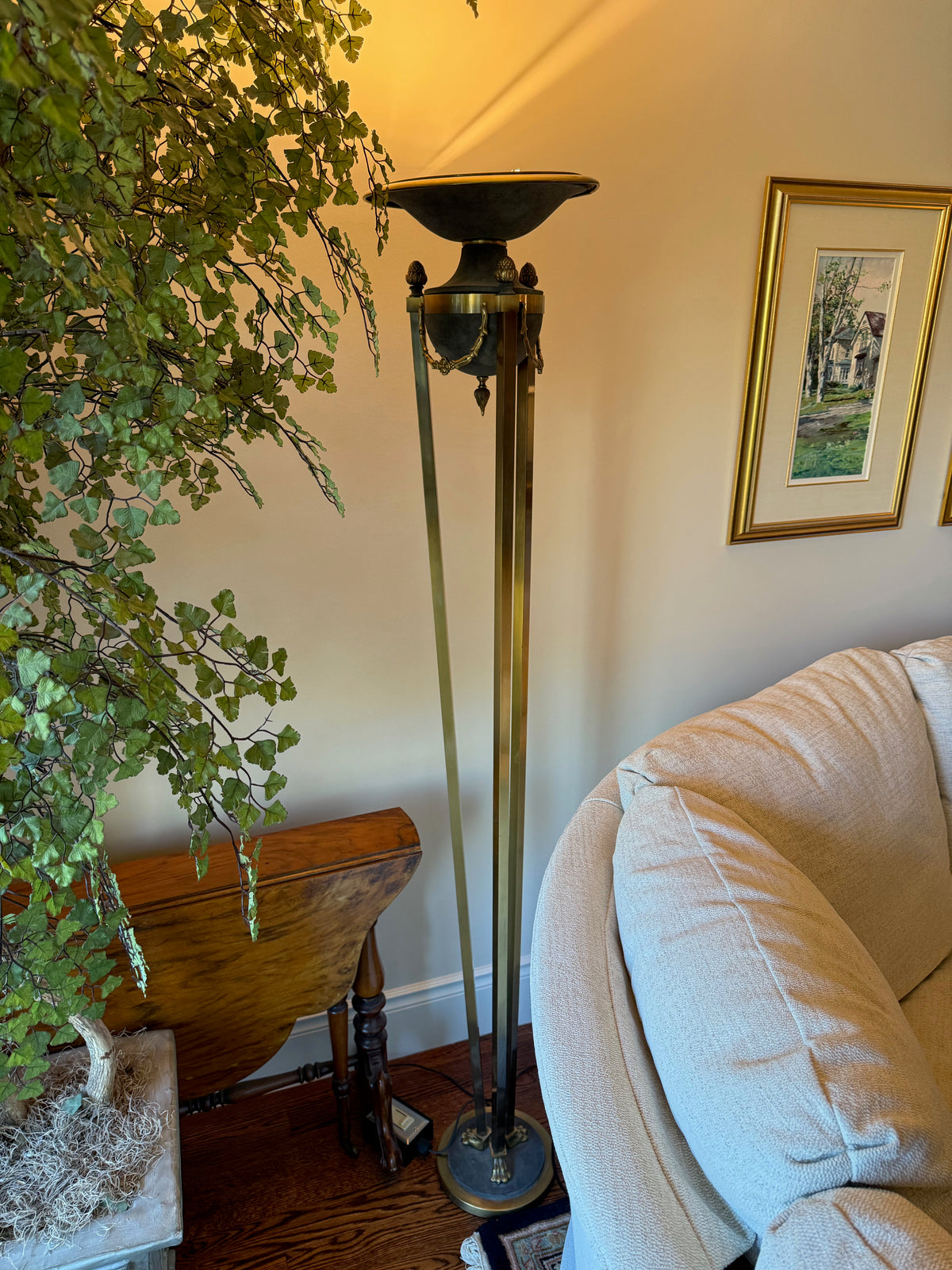 Mariner S A Neoclassical Style Torchiere Floor Lamp