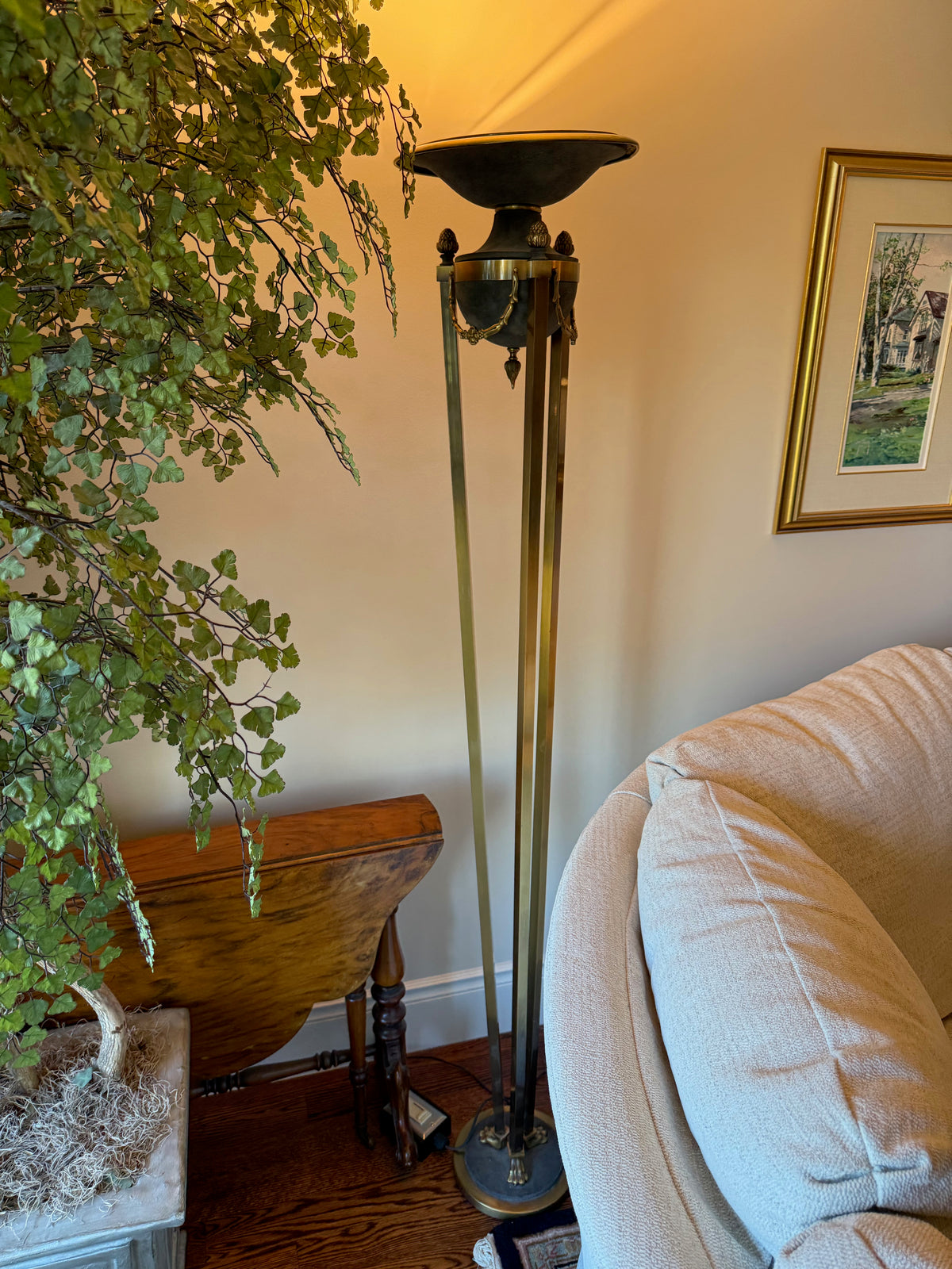 Mariner S A Neoclassical Style Torchiere Floor Lamp