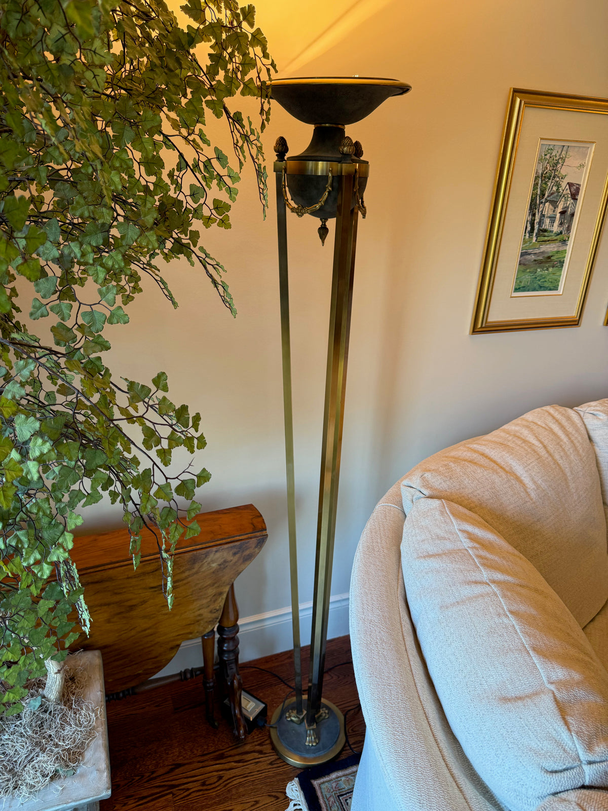 Mariner S A Neoclassical Style Torchiere Floor Lamp
