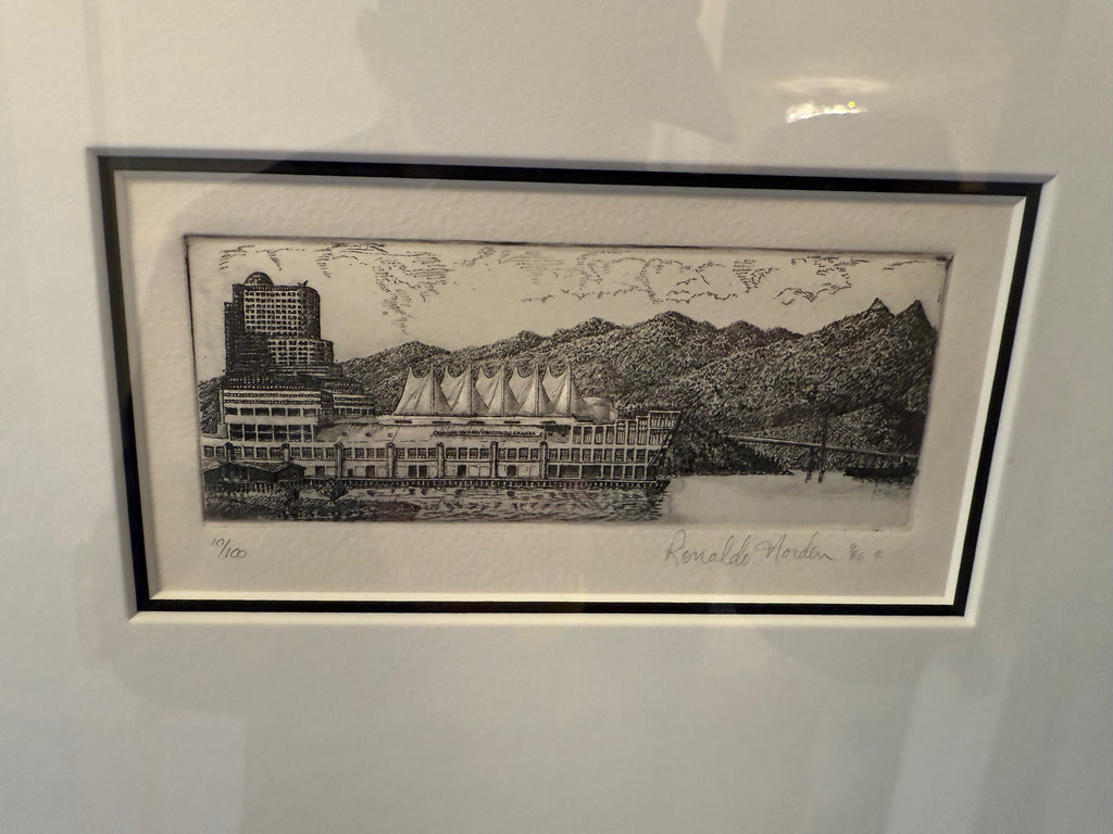Ronaldo Norden Untitled (ths sails at coal harbour) etching, 10/100