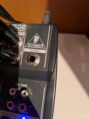 Behringer XENYX 502 Premium Analog 5-Input Bus Mixer