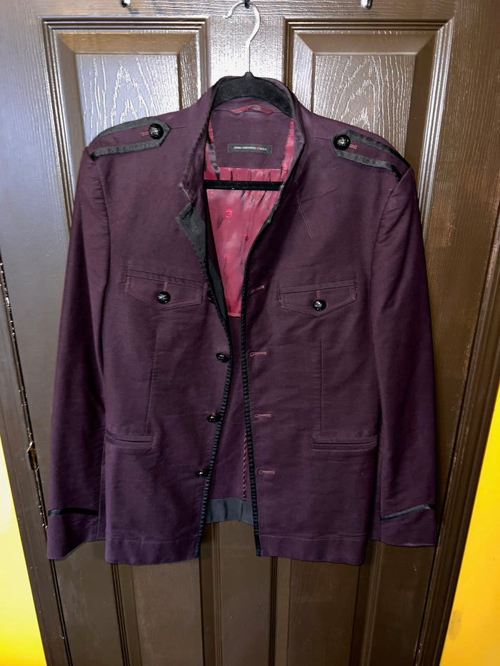 John Varvatos Plum Jacket, Size 38