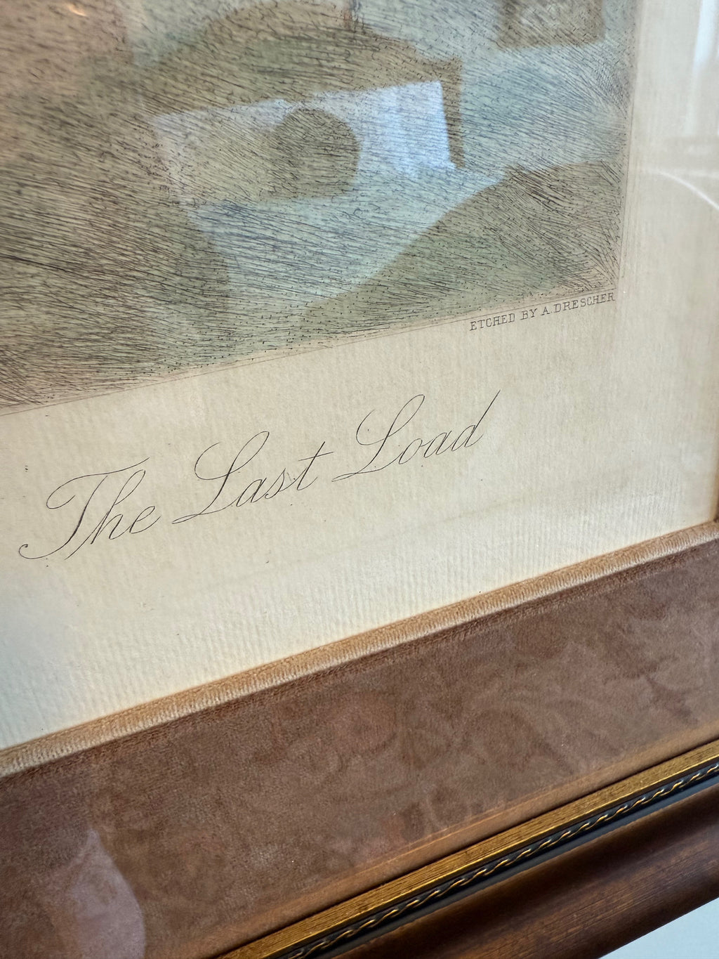 'The Last Load' Framed Print