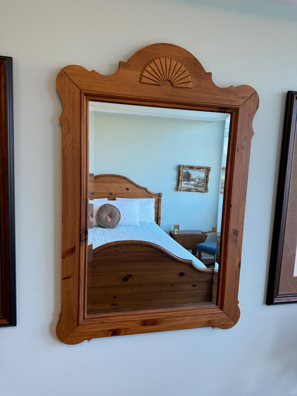 Ethan Allen Wood Mirror