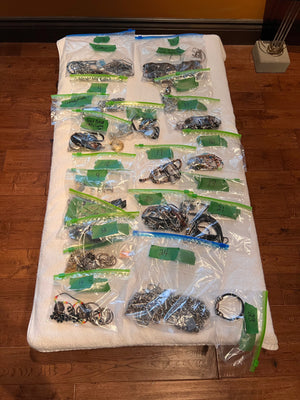 Large Men's Costume Jewellery Lot, Includes 3 Replica Watches