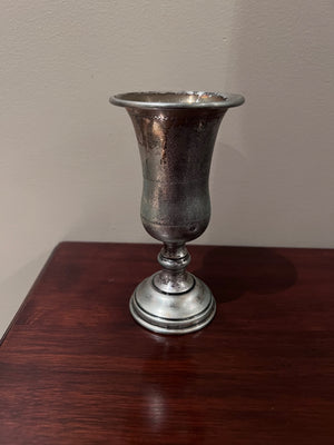 Sterling Silver Kiddush Cup- 5"h