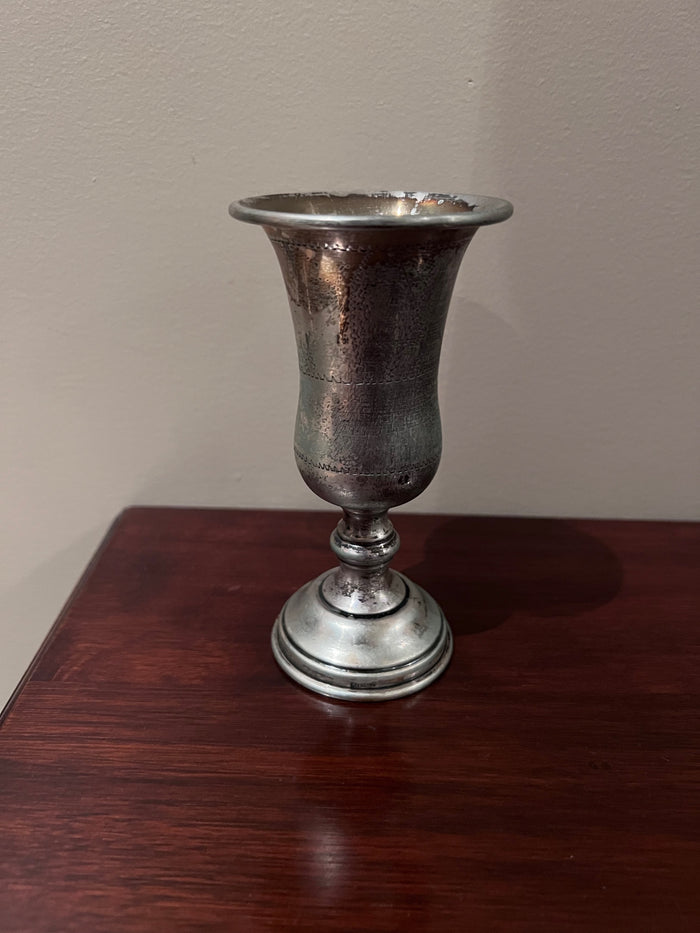 Sterling Silver Kiddush Cup- 5"h