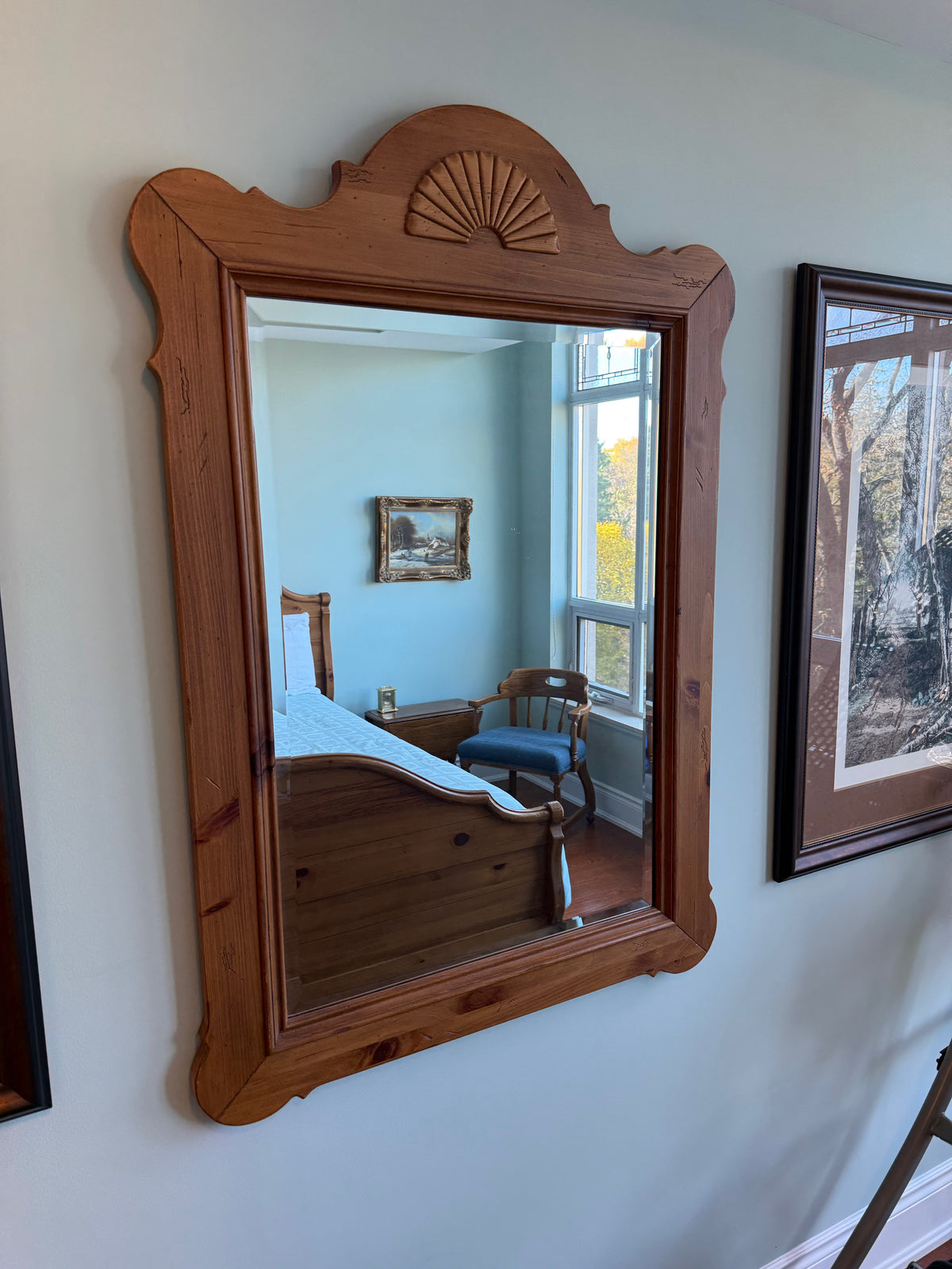Ethan Allen Wood Mirror